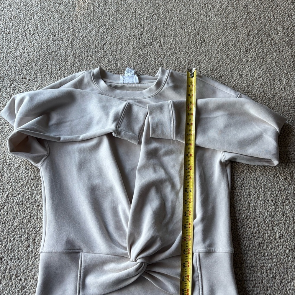 For The Republic Knotted Cream Sweatshirt - Picture 7 of 7